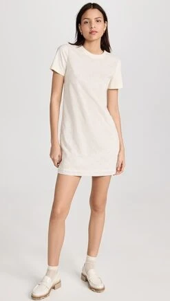 Tory Burch Logo Lace T-Shirt Dress -Denim Diva Shop toryb5003758187 1675722684550 2 0. UX357 QL90