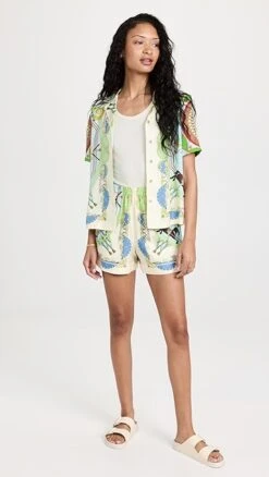 Tory Burch Printed Silk Shorts -Denim Diva Shop toryb500521f571 1677259566344 2 0. UX357 QL90