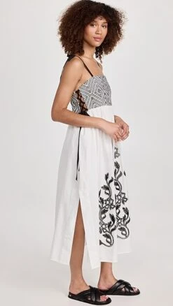 Tanya Taylor Yasmine Dress -Denim Diva Shop ttayl3058946250 1683663564524 2 0. UX357 QL90