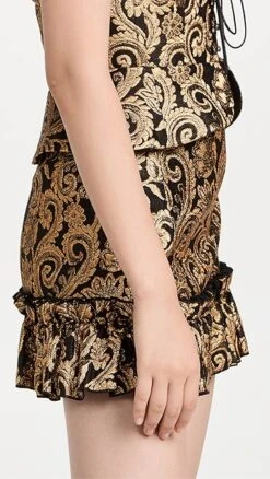 The Vampire's Wife The Frilly Nearly Nuthin' Skirt In Curli -Denim Diva Shop tvamp300611f90d 1666127545570 2 0. UX357 QL90