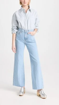 Veronica Beard Jean Taylor High Rise Wide Leg Jeans -Denim Diva Shop vbeac3049661372 1673382456576 2 0. UX357 QL90