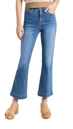 Veronica Beard Jean Carson High Rise Ankle Flare Jeans -Denim Diva Shop vbeac305071f705 1677021570244 2 0. UX357 QL90