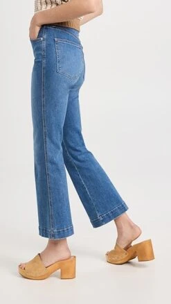 Veronica Beard Jean Carson High Rise Ankle Flare Jeans -Denim Diva Shop vbeac305071f705 1677022385756 2 0. UX357 QL90