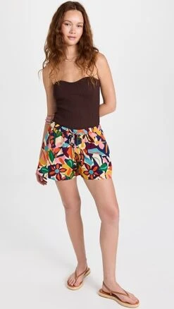 Velvet Josie Linen Shorts