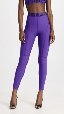Versace Lycra Matte Leggings