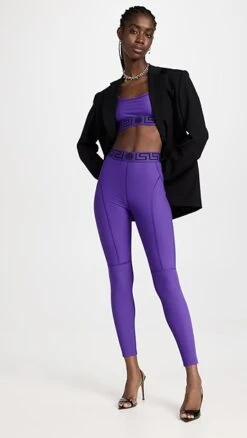 Versace Lycra Matte Leggings -Denim Diva Shop versa3103614421 1681229499646 2 0. UX357 QL90