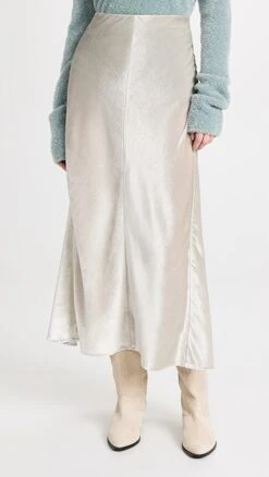 Vince Purl Edge Panelled Slip Skirt -Denim Diva Shop vince5188912208 1667486762446 2 0. UX357 QL90