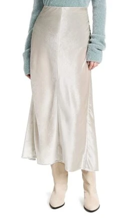 Vince Purl Edge Panelled Slip Skirt -Denim Diva Shop vince5188912208 1667486762465 2 0. UX357 QL90