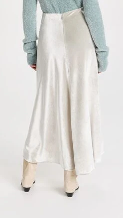 Vince Purl Edge Panelled Slip Skirt -Denim Diva Shop vince5188912208 1667486762883 2 0. UX357 QL90