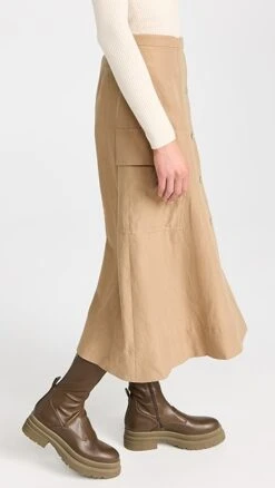 Vince Utility Button Down Skirt -Denim Diva Shop vince5191927339 1670249747938 2 0. UX357 QL90
