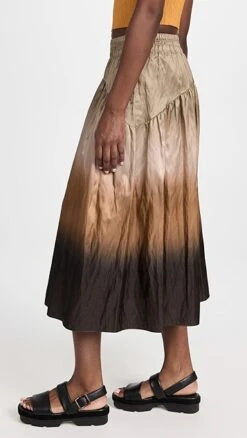 Vince Dip Dye Smocked Skirt -Denim Diva Shop vince5197210877 1676407611911 2 0. UX357 QL90