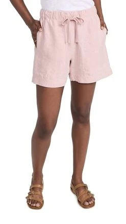 Vince Tie Front Pull On Shorts -Denim Diva Shop vince5202172426 1681607626175 2 0. UX357 QL90