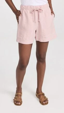 Vince Tie Front Pull On Shorts -Denim Diva Shop vince5202172426 1681607626261 2 0. UX357 QL90