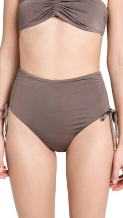 Vitamin A Gemma Ruched High Waist Bottoms -Denim Diva Shop vitam306061ee1b 1668535268311 2 0. UX357 QL90