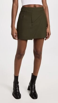WARDROBE.NYC Wrap Skirt Mini -Denim Diva Shop wardr3003011565 1675972407136 2 0. UX357 QL90