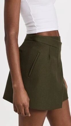 WARDROBE.NYC Wrap Skirt Mini -Denim Diva Shop wardr3003011565 1675972407261 2 0. UX357 QL90