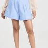 Zimmermann Tama Pleated Shorts -Denim Diva Shop zimme4275511542 1677795671724 2 0. UX357 QL90