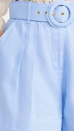 Zimmermann Tama Pleated Shorts -Denim Diva Shop zimme4275511542 1677795671910 2 0. UX357 QL90