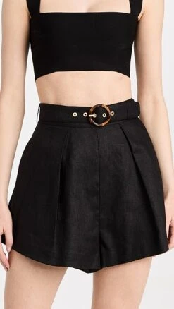 Zimmermann Cira Tuck Shorts