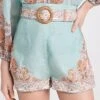 Zimmermann Devi Tuck Shorts