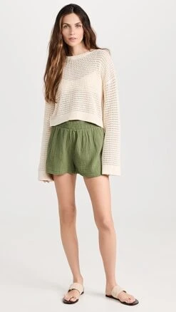 Z Supply All Set Gauze Shorts -Denim Diva Shop zsupp3097436396 1683134643017 2 0. UX357 QL90