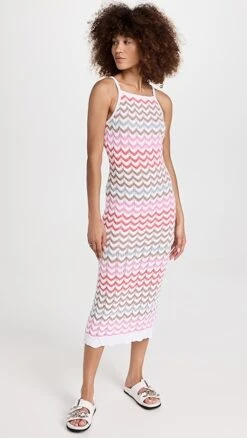 Z Supply Camille Stripe Crochet Dress