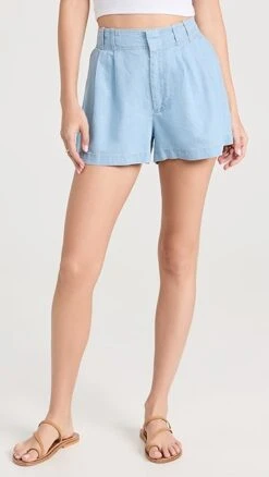 Z Supply Farah Chambray Shorts -Denim Diva Shop zsupp3098434380 1683133209213 2 0. UX357 QL90