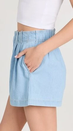 Z Supply Farah Chambray Shorts -Denim Diva Shop zsupp3098434380 1683133209354 2 0. UX357 QL90